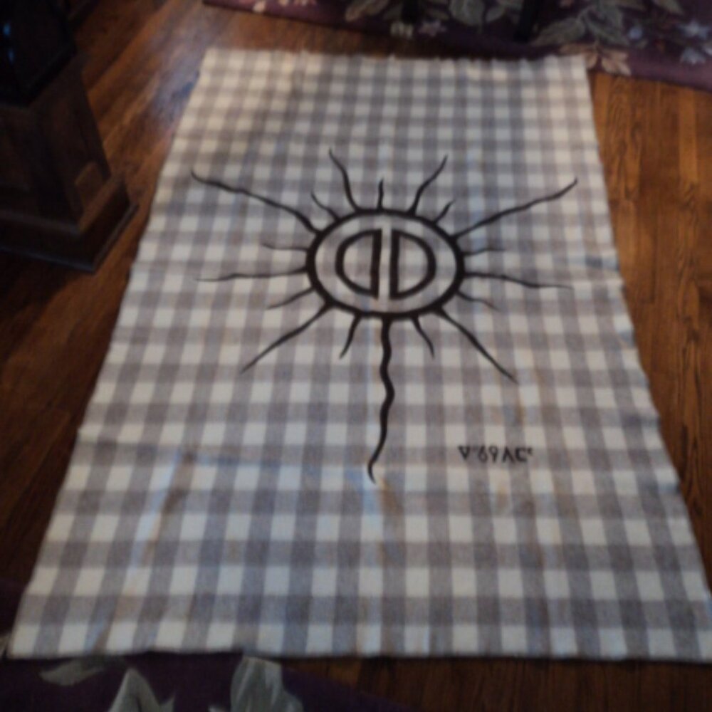 wool blanket ~ vintage Linda Lundstrom